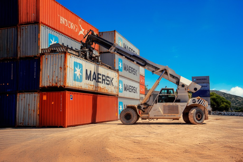 Operação de containers no terminal